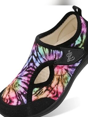 Barerun Indoor/Outdoor Wide/Diabetic/Swollen House Shoes